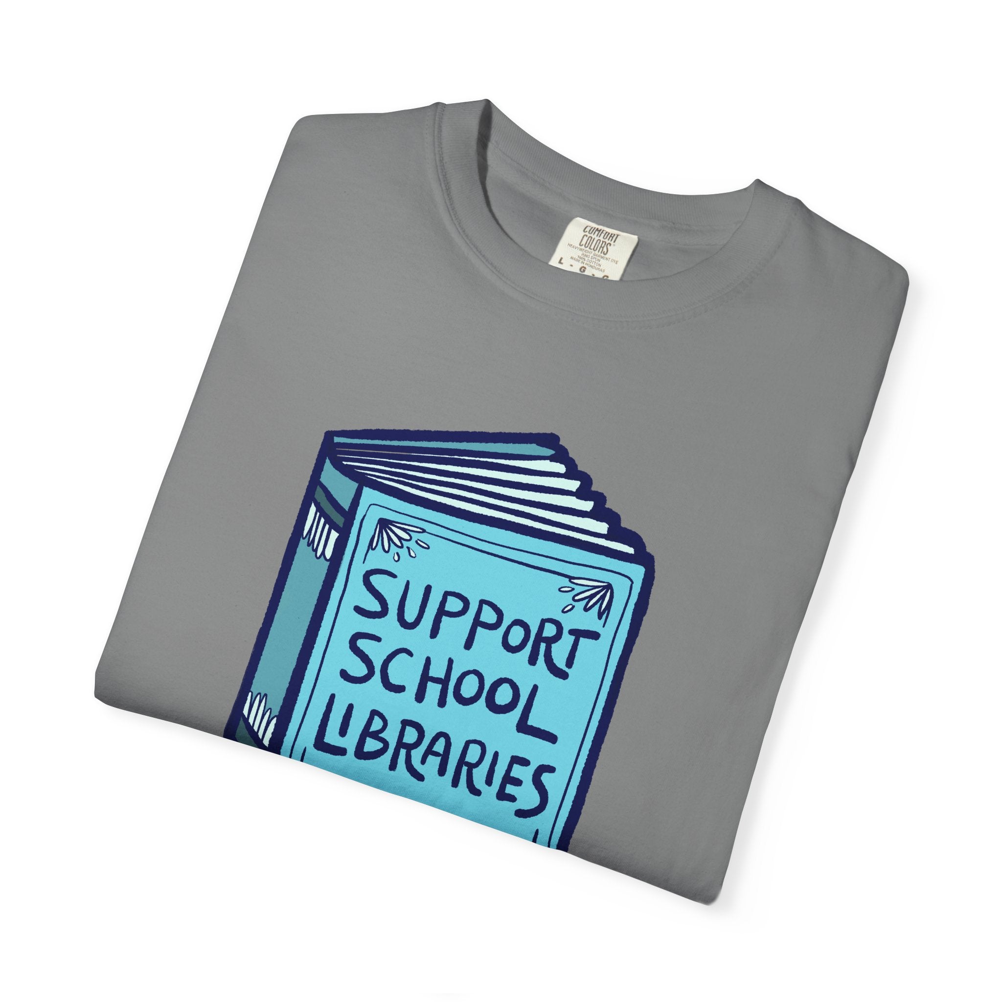 Support School Libraries Unisex Tee, Gift for Book Lovers, Literacy Awareness Shirt, Library Supporter T-Shirt, Casual Style, [...]