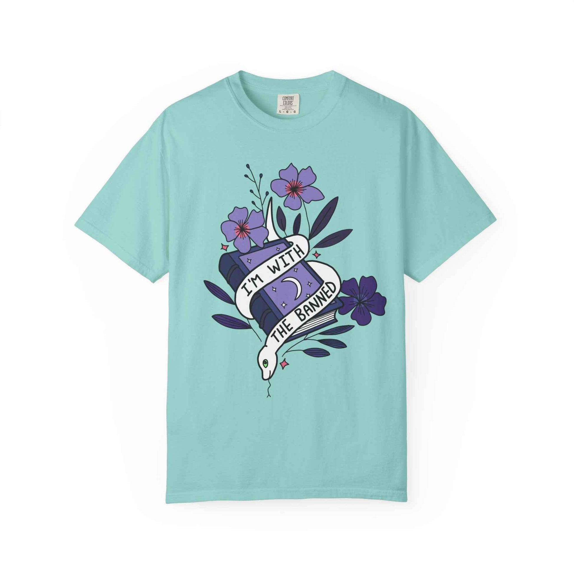 I'm With the Banned, Soft Garment-Dyed Unisex Tee