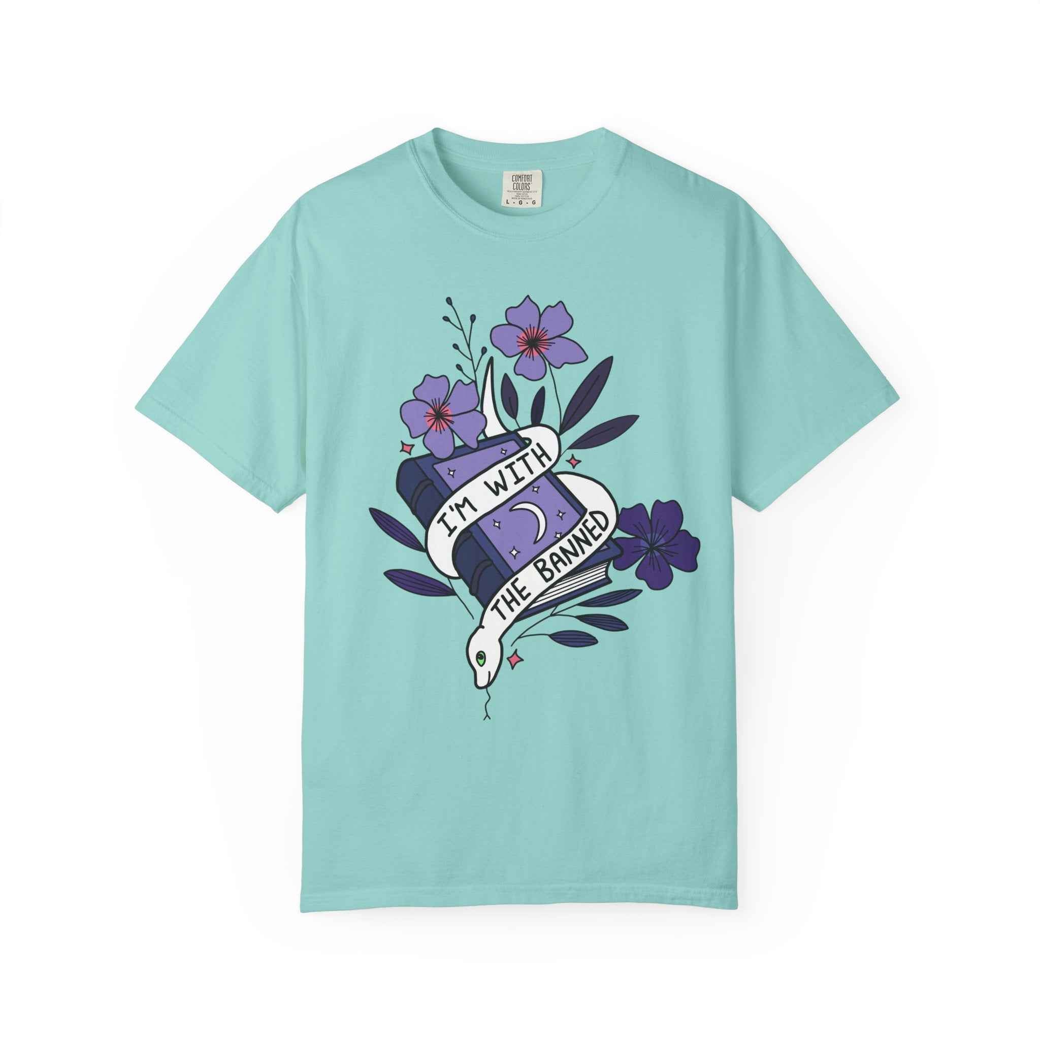 I'm With the Banned, Soft Garment-Dyed Unisex Tee