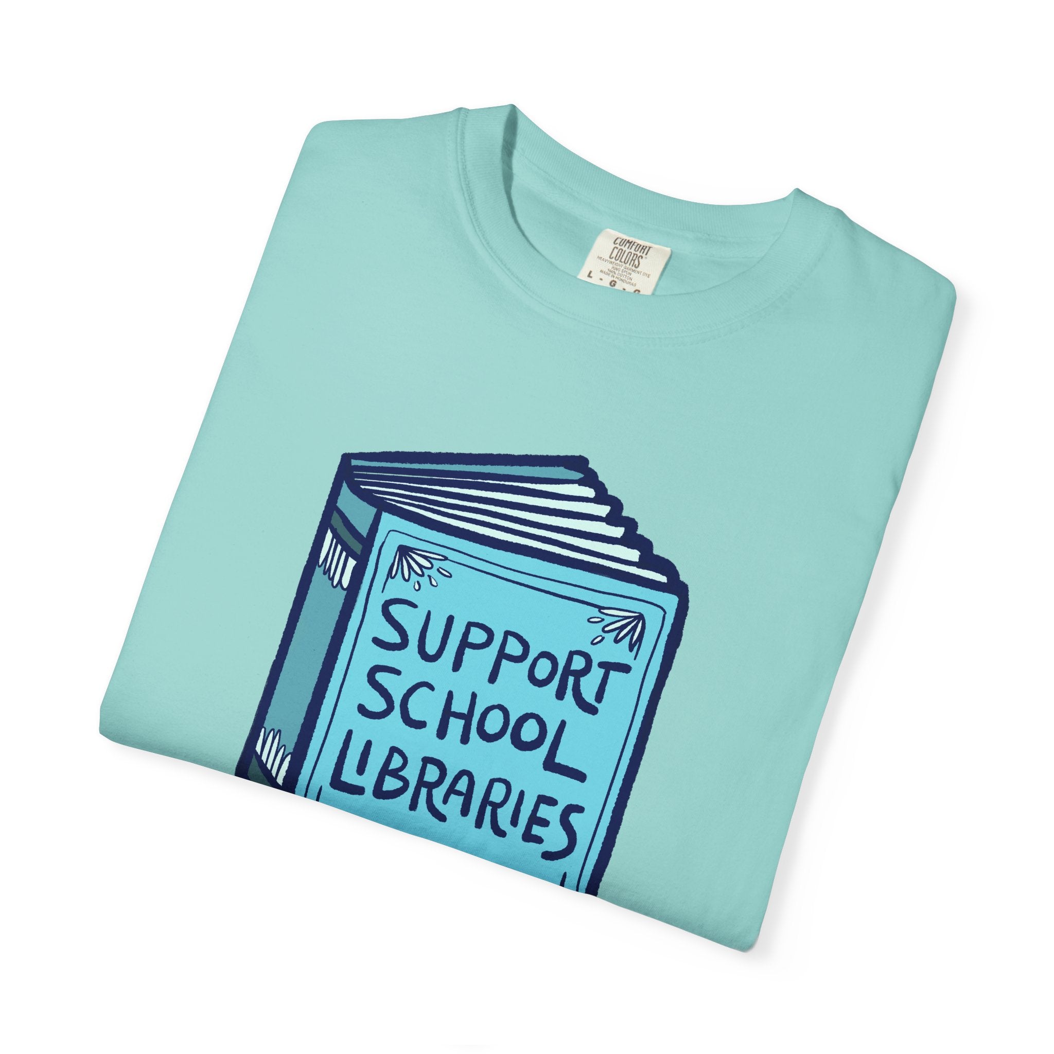 Support School Libraries Unisex Tee, Gift for Book Lovers, Literacy Awareness Shirt, Library Supporter T-Shirt, Casual Style, [...]