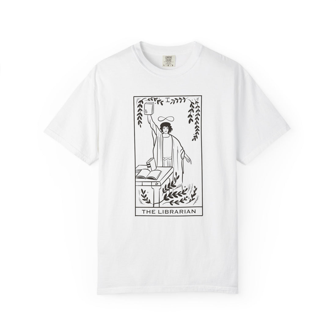 The Librarian Unisex Heavy Cotton Tee | Book Lover Gift, Reading Shirt, Library Tee, Literary Apparel, Comfortable Casual Wear