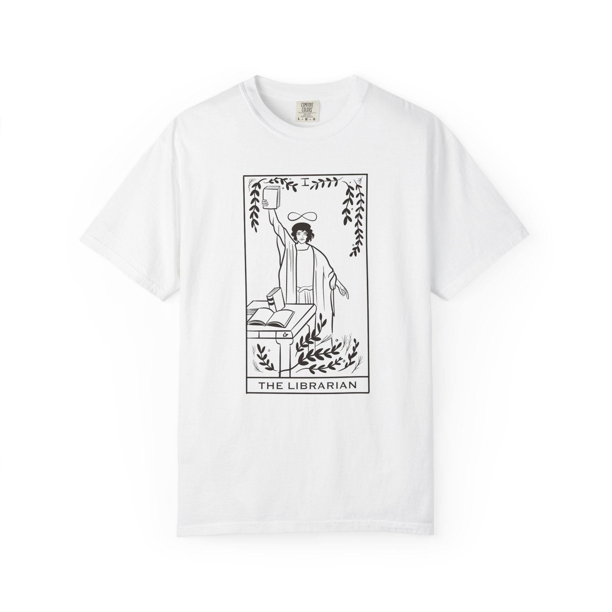The Librarian Unisex Heavy Cotton Tee | Book Lover Gift, Reading Shirt, Library Tee, Literary Apparel, Comfortable Casual Wear