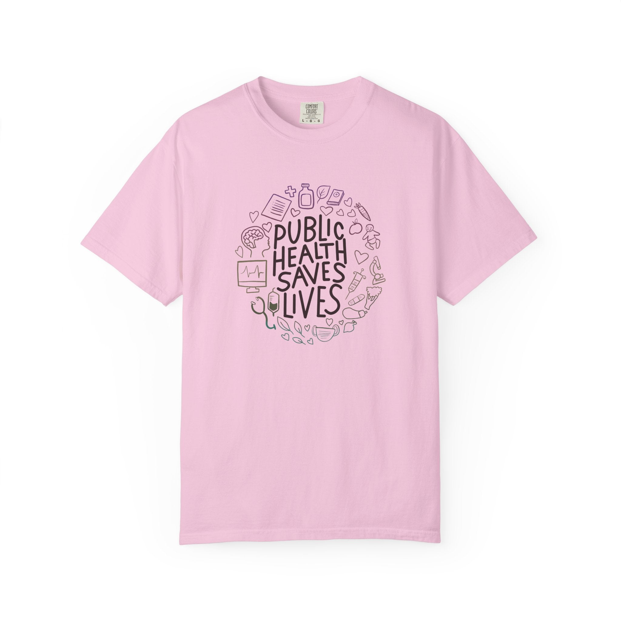 Public Health Saves Lives T-Shirt | Unisex Tee, Health Awareness Shirt, Gift for Healthcare Workers, Everyday Wear, Inspirational Top