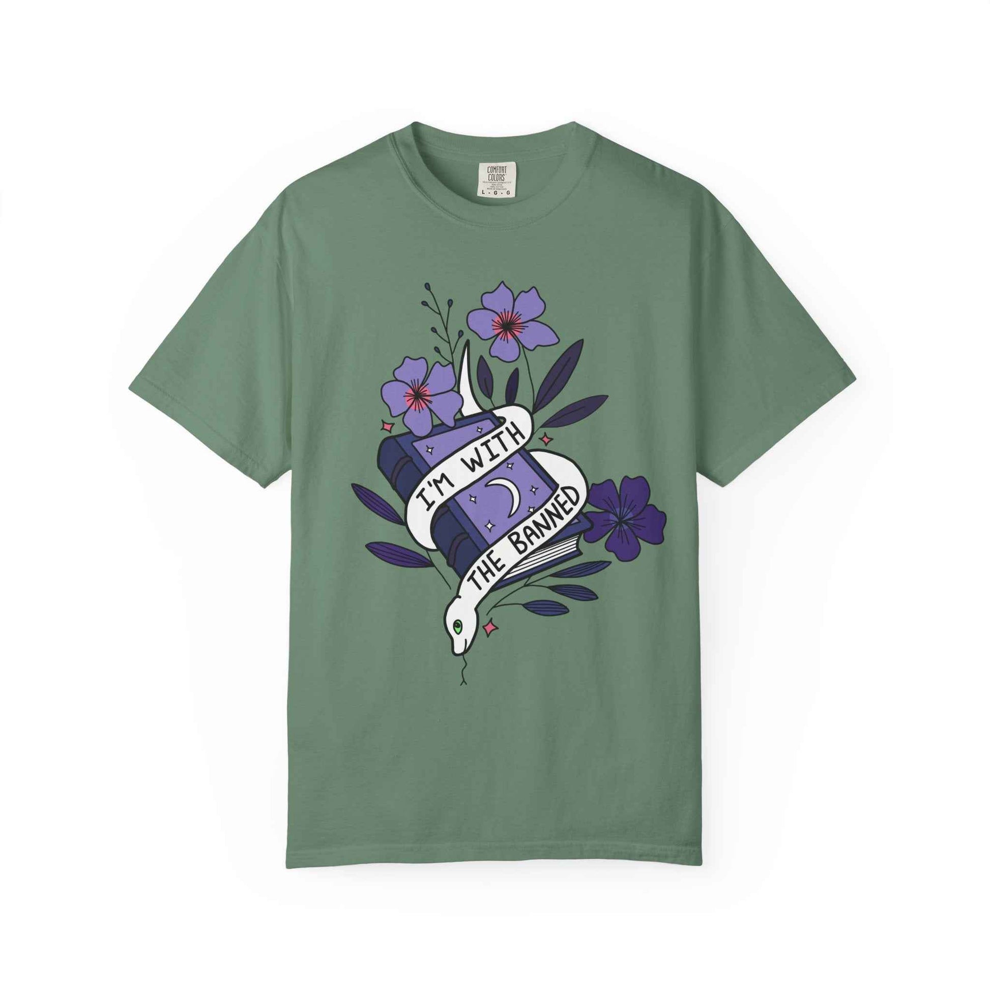 I'm With the Banned, Soft Garment-Dyed Unisex Tee