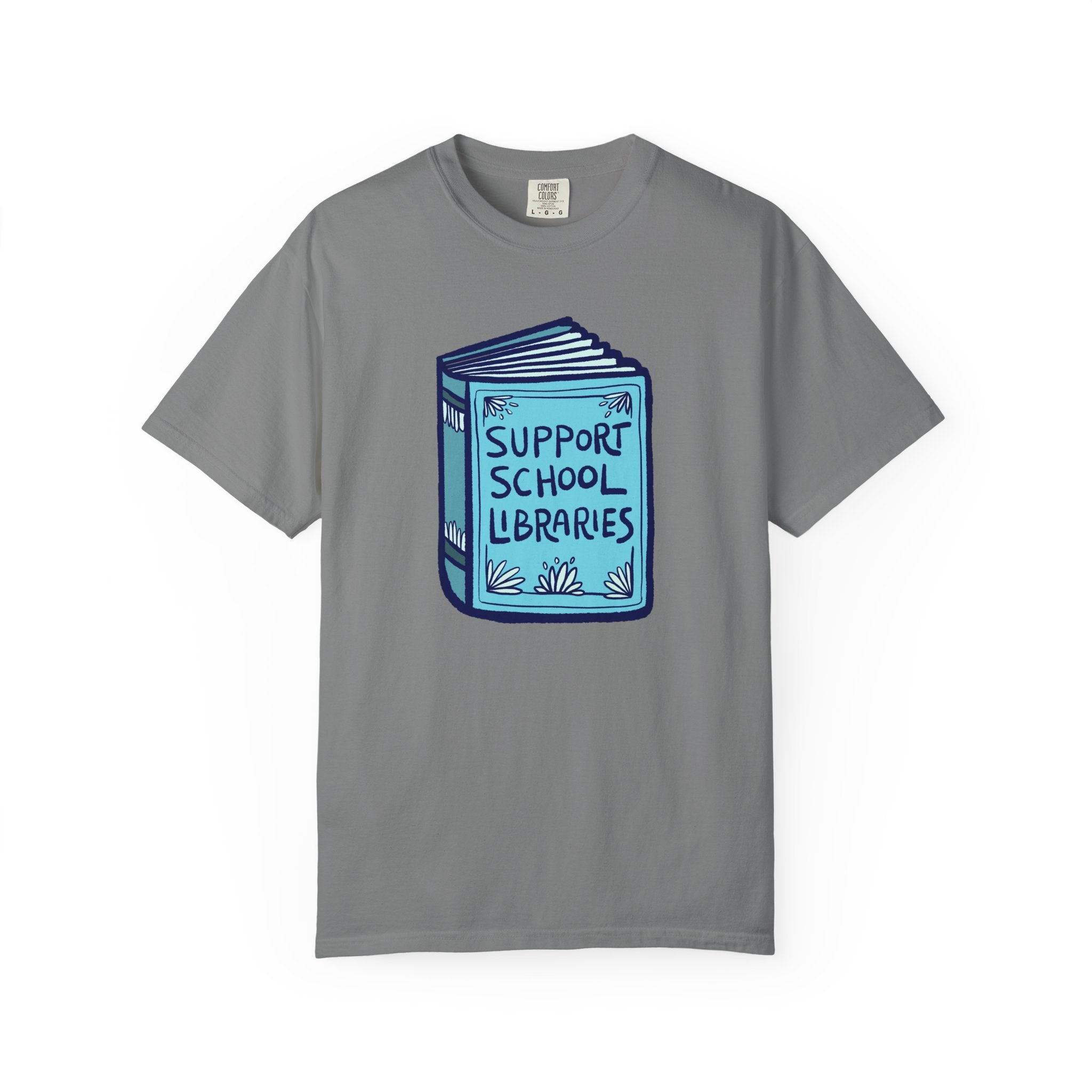 Support School Libraries Unisex Tee, Gift for Book Lovers, Literacy Awareness Shirt, Library Supporter T-Shirt, Casual Style, [...]