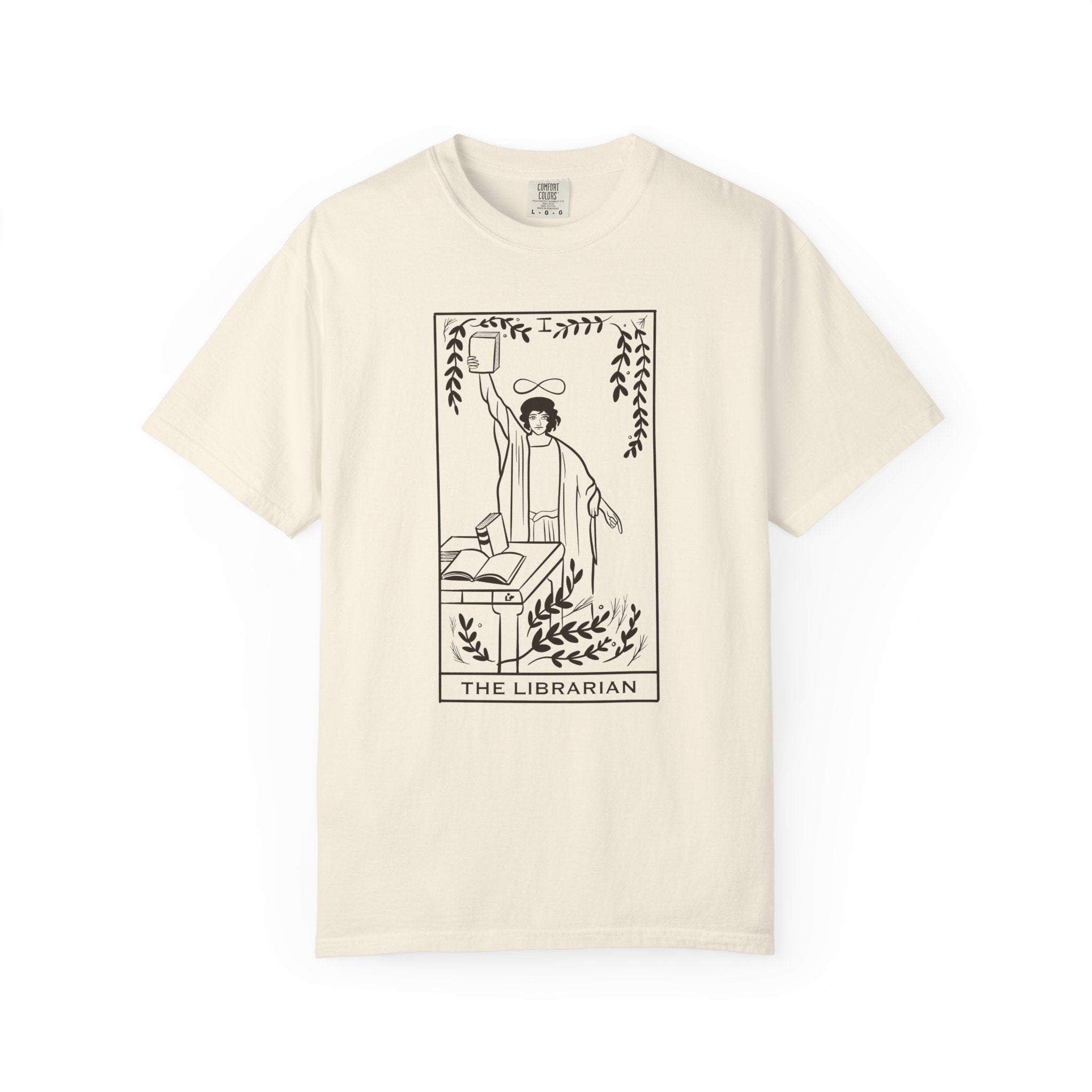 The Librarian Unisex Heavy Cotton Tee | Book Lover Gift, Reading Shirt, Library Tee, Literary Apparel, Comfortable Casual Wear