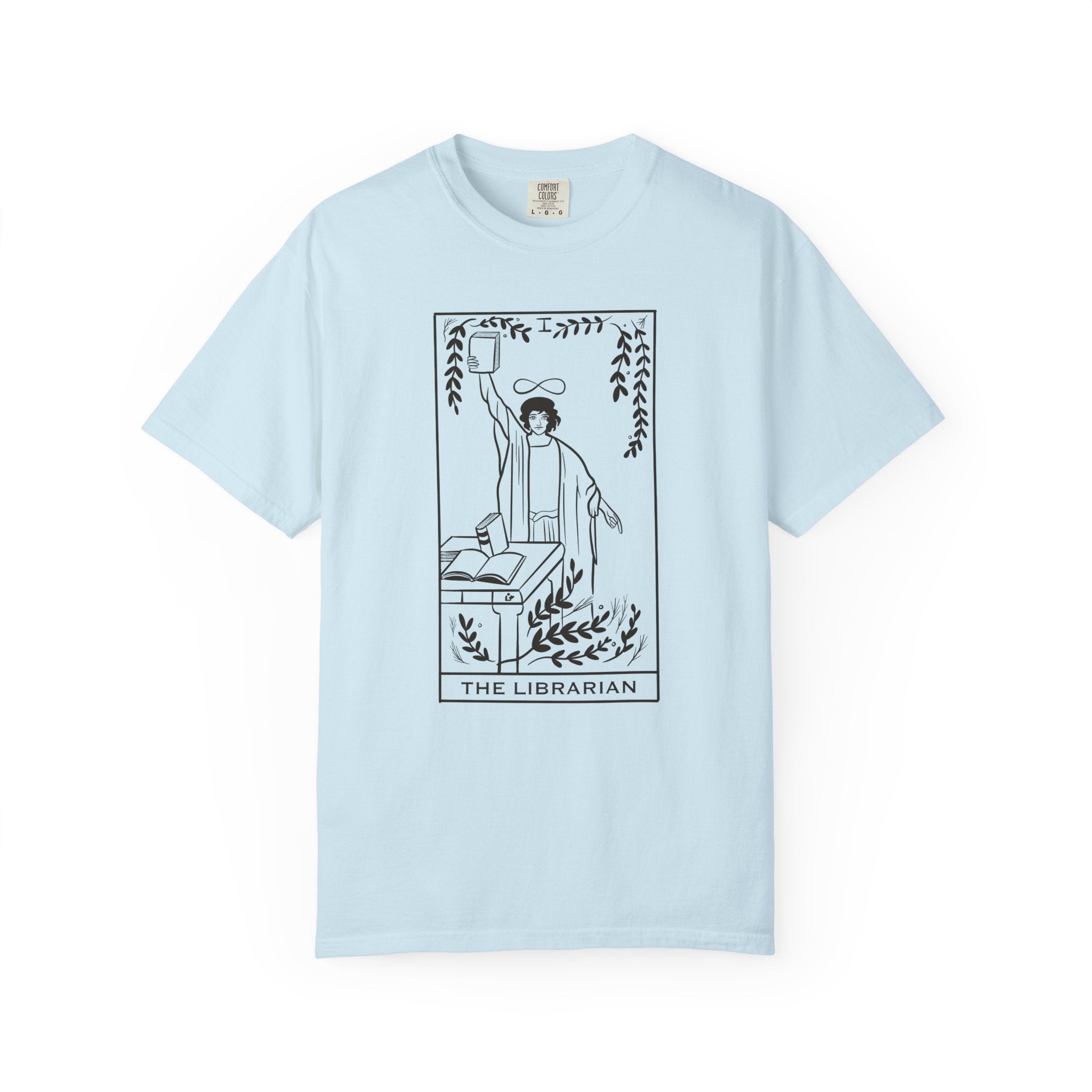 The Librarian Unisex Heavy Cotton Tee | Book Lover Gift, Reading Shirt, Library Tee, Literary Apparel, Comfortable Casual Wear