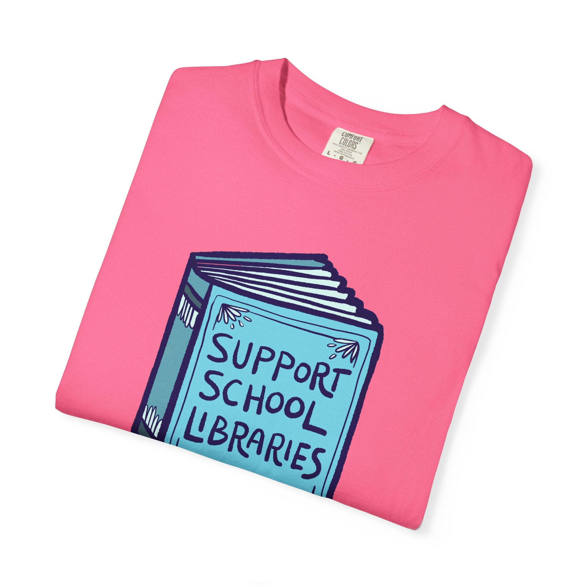 Support School Libraries Unisex Tee, Gift for Book Lovers, Literacy Awareness Shirt, Library Supporter T-Shirt, Casual Style, [...]