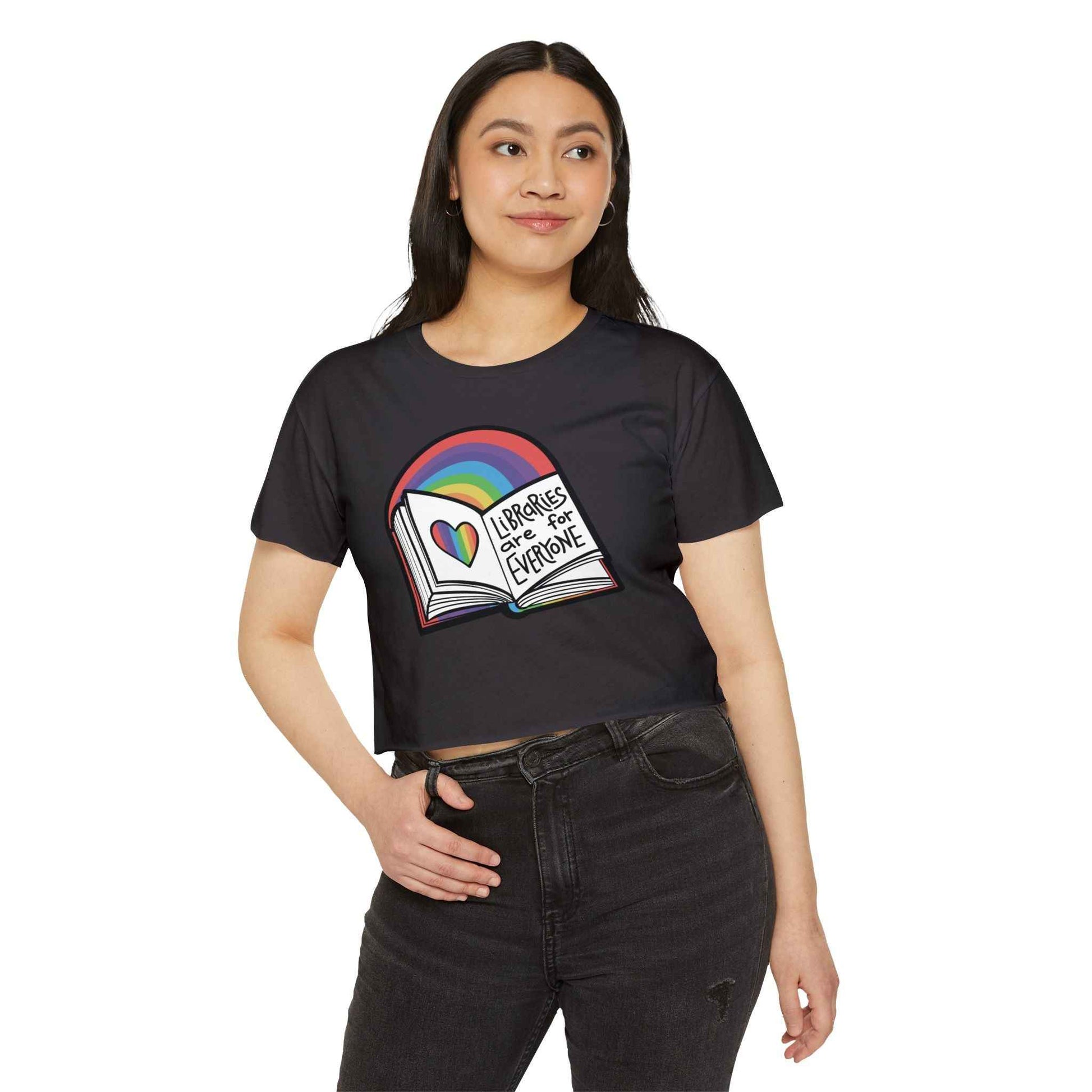 Libraries are for Everyone - Crop Top