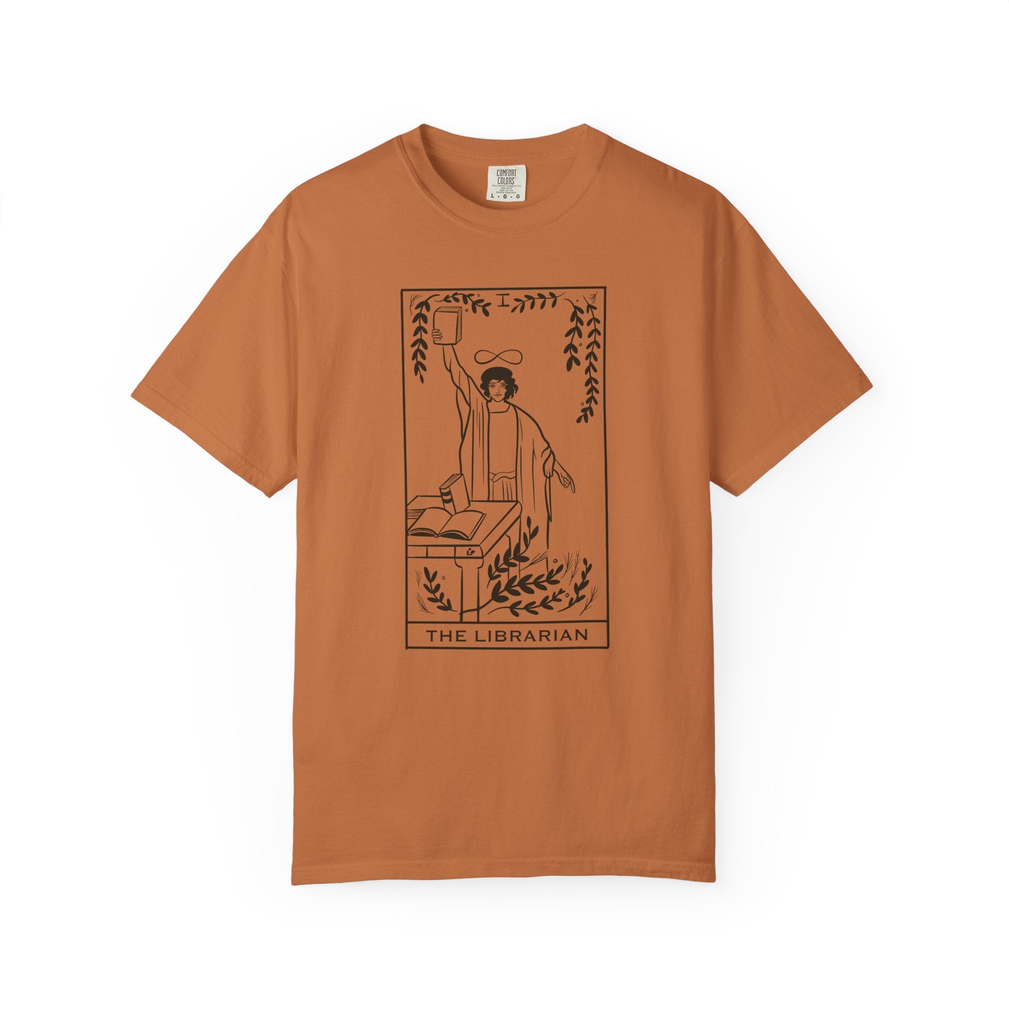 The Librarian Unisex Heavy Cotton Tee | Book Lover Gift, Reading Shirt, Library Tee, Literary Apparel, Comfortable Casual Wear