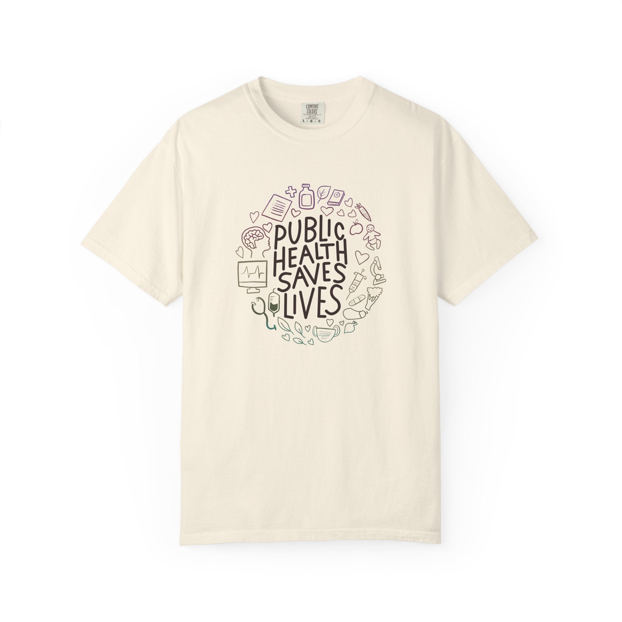 Public Health Saves Lives T-Shirt | Unisex Tee, Health Awareness Shirt, Gift for Healthcare Workers, Everyday Wear, Inspirational Top