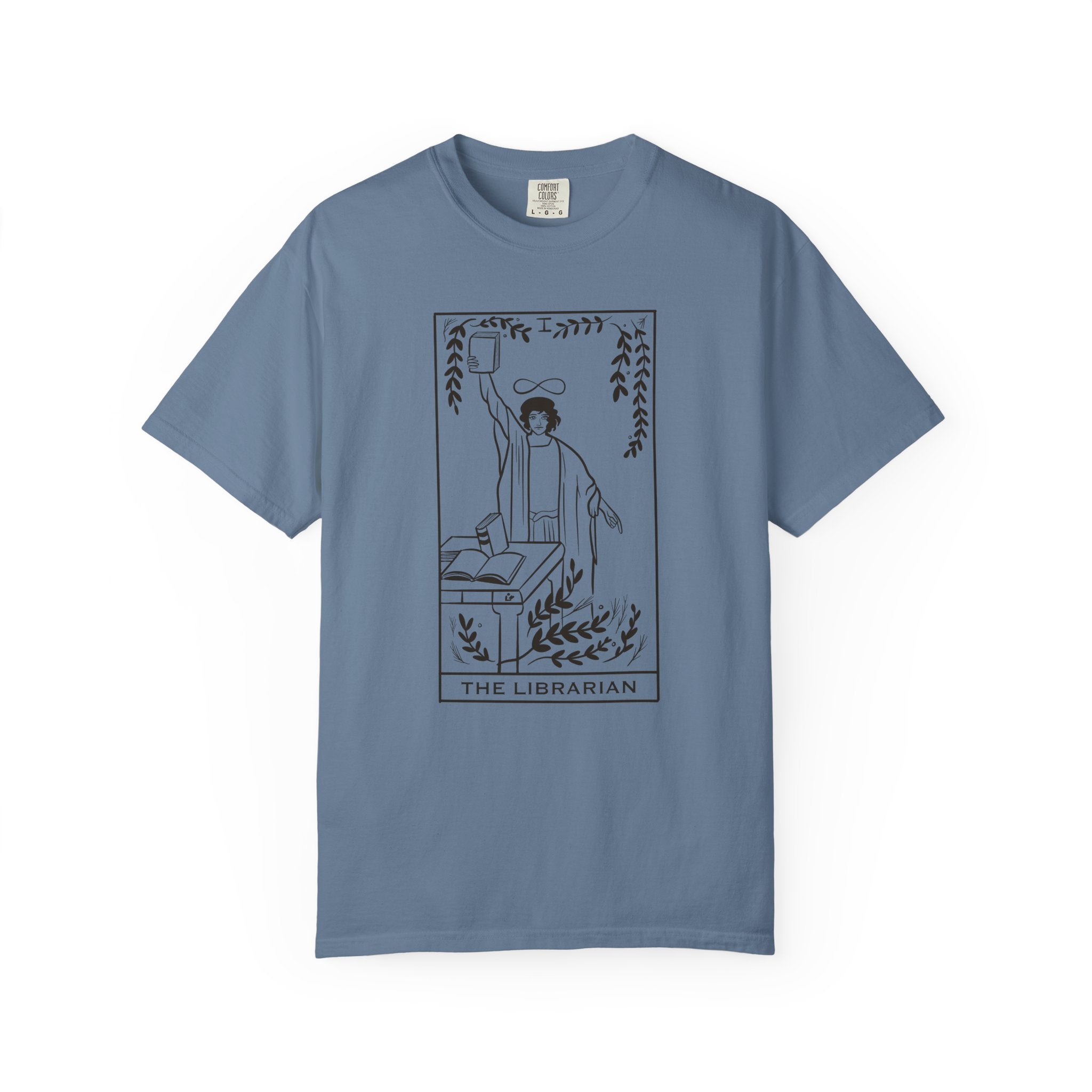 The Librarian Unisex Heavy Cotton Tee | Book Lover Gift, Reading Shirt, Library Tee, Literary Apparel, Comfortable Casual Wear