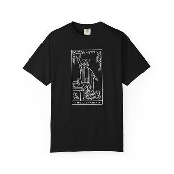 The Librarian - Magician Tarot T-shirt - Unisex Tee