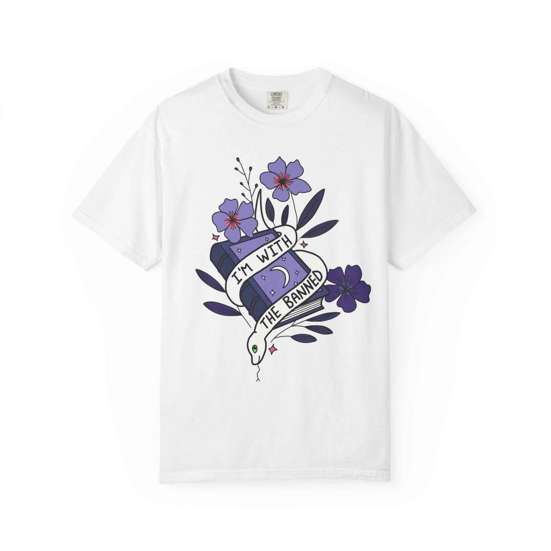 I'm With the Banned, Soft Garment-Dyed Unisex Tee