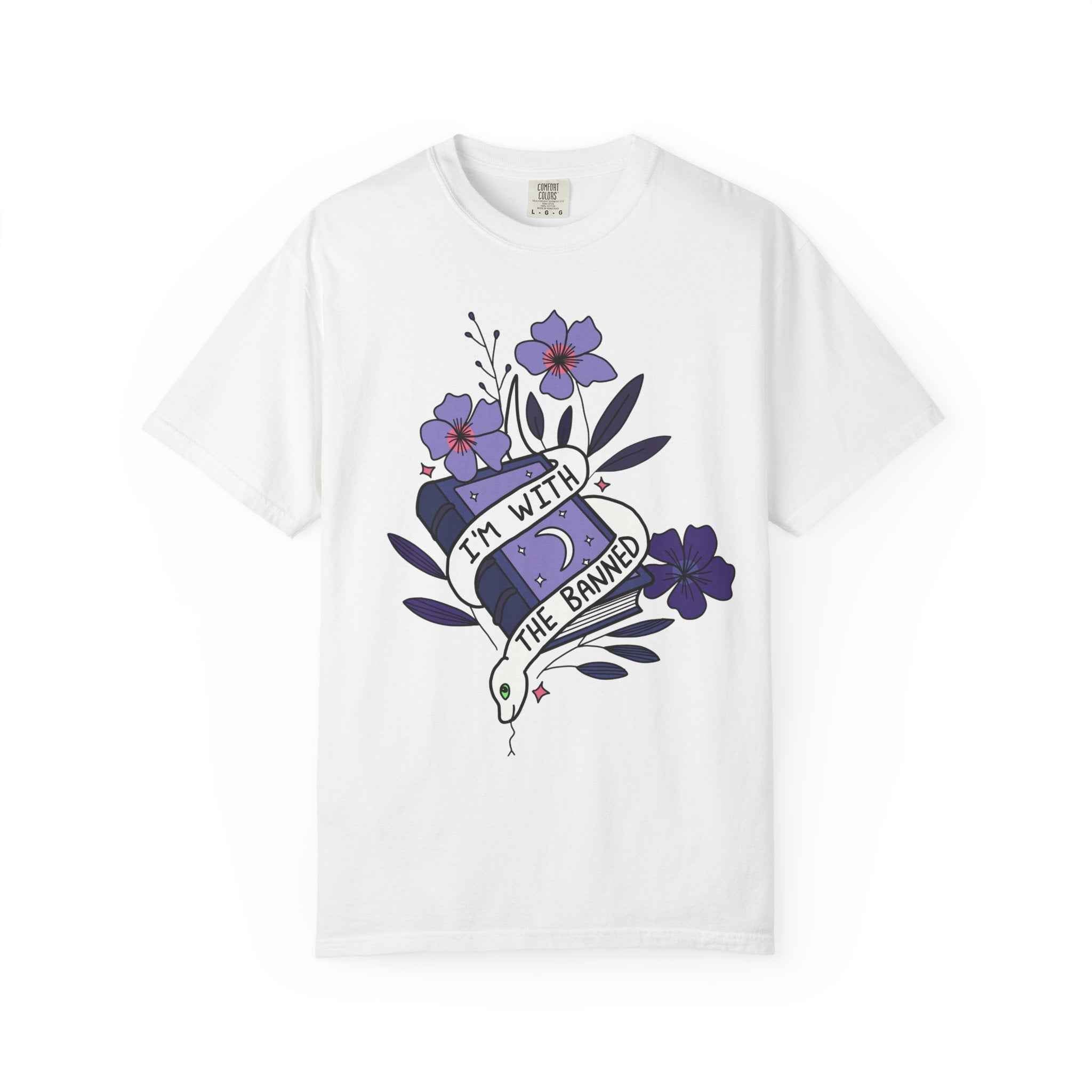 I'm With the Banned, Soft Garment-Dyed Unisex Tee