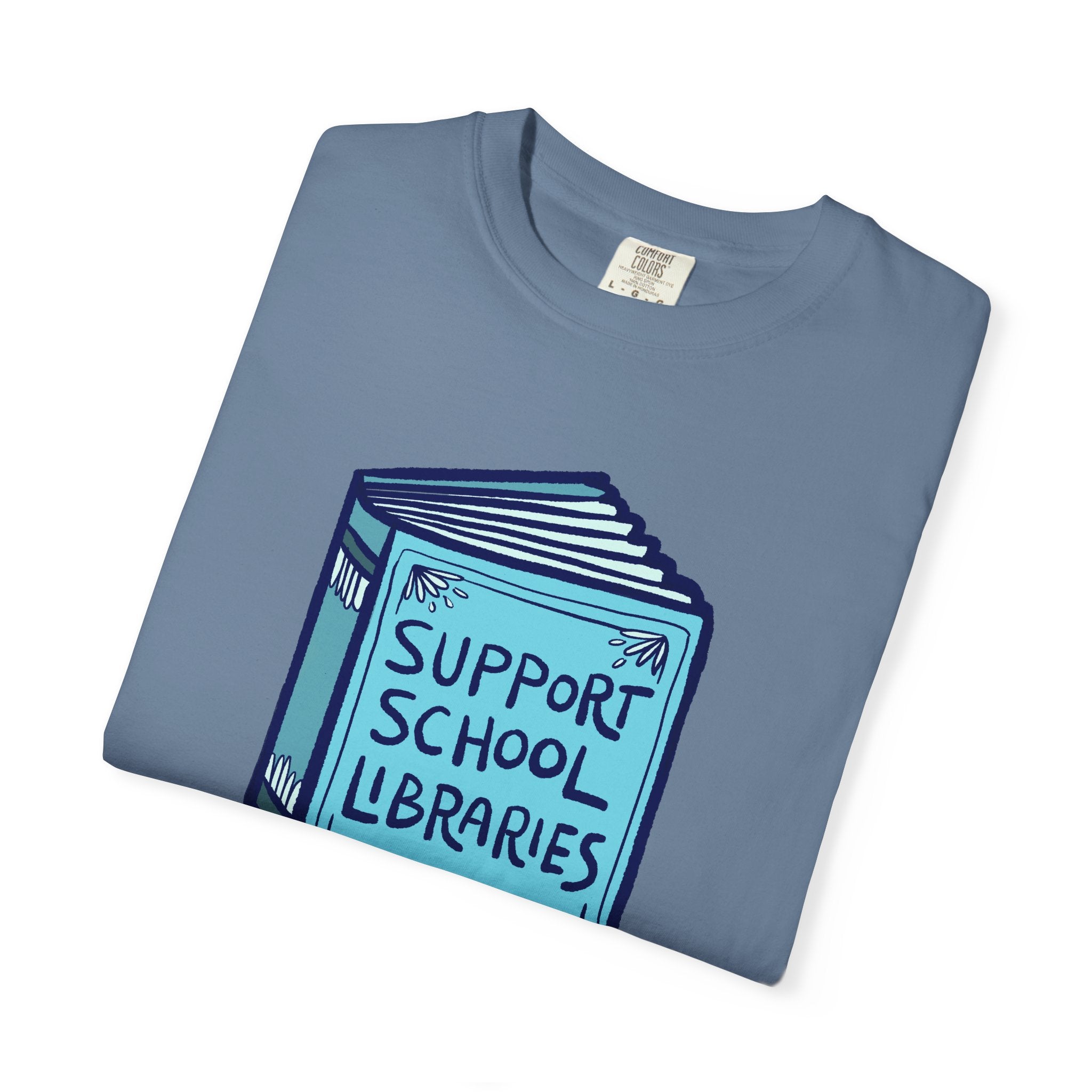 Support School Libraries Unisex Tee, Gift for Book Lovers, Literacy Awareness Shirt, Library Supporter T-Shirt, Casual Style, [...]
