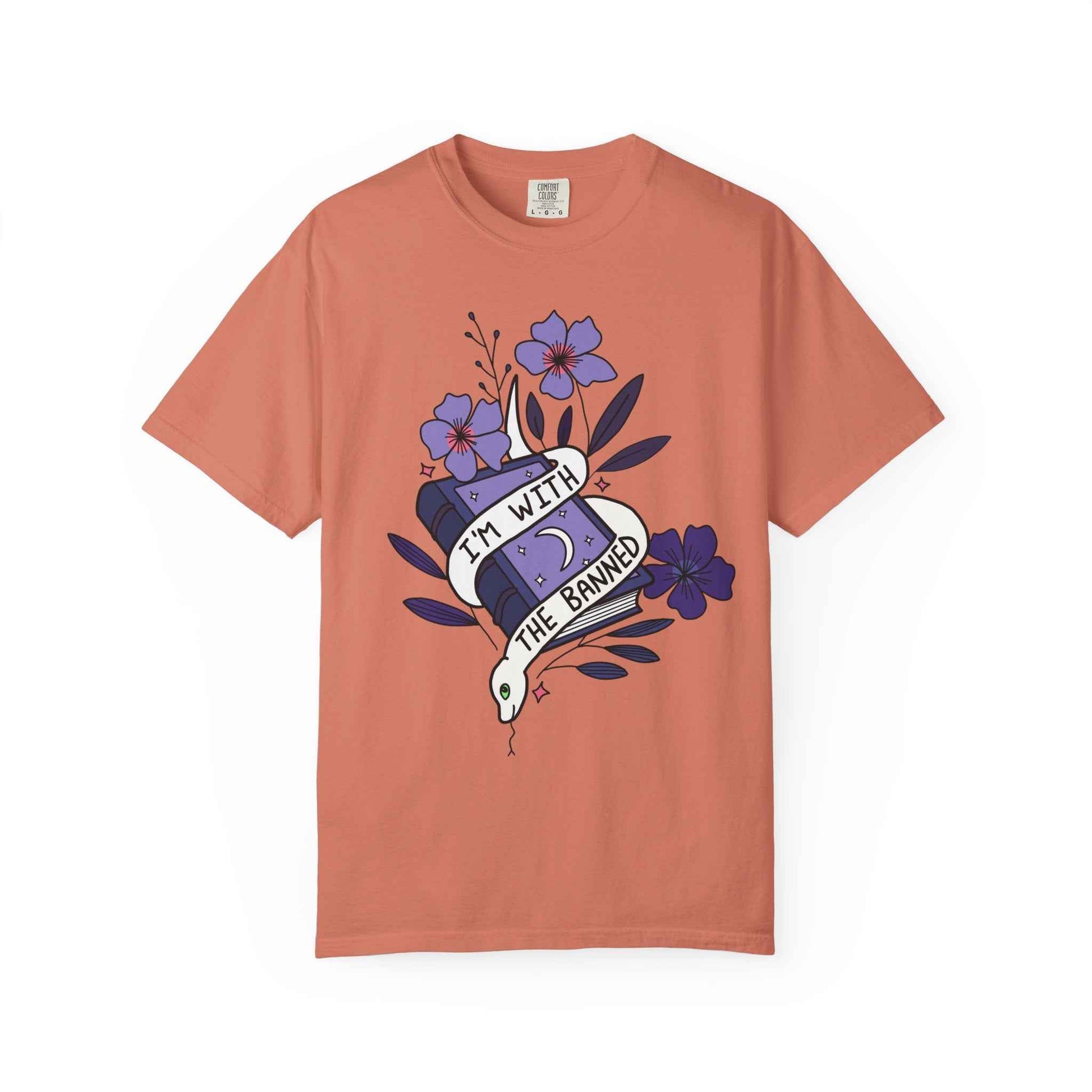 I'm With the Banned, Soft Garment-Dyed Unisex Tee