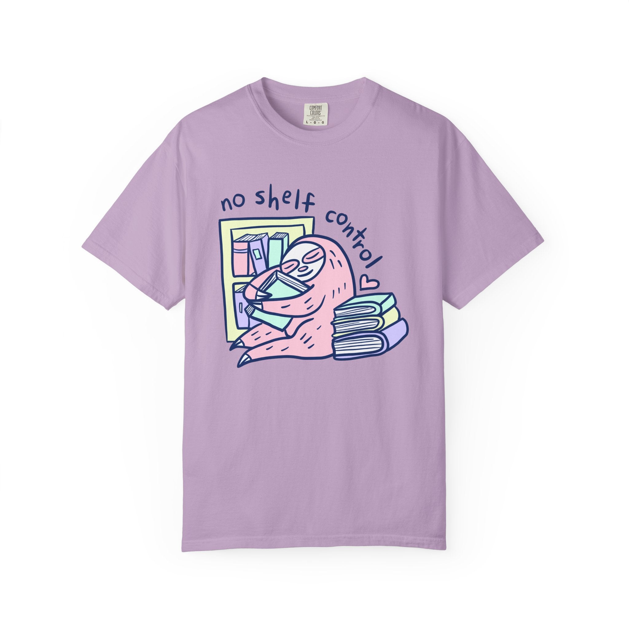 No Shelf Control - Unisex Sloth T-shirt