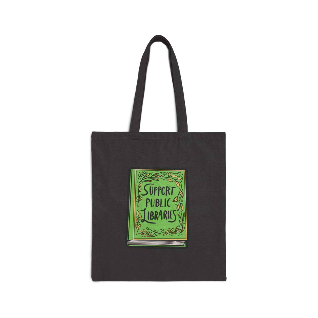 Support Public Libraries Cotton Canvas Tote Bag | Eco-Friendly