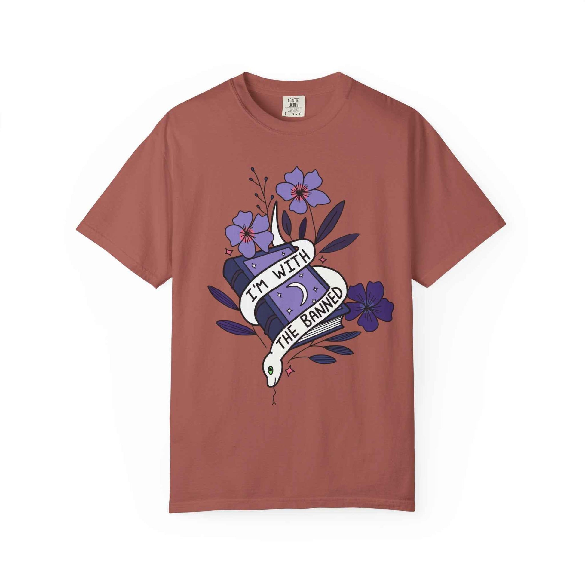 I'm With the Banned, Soft Garment-Dyed Unisex Tee