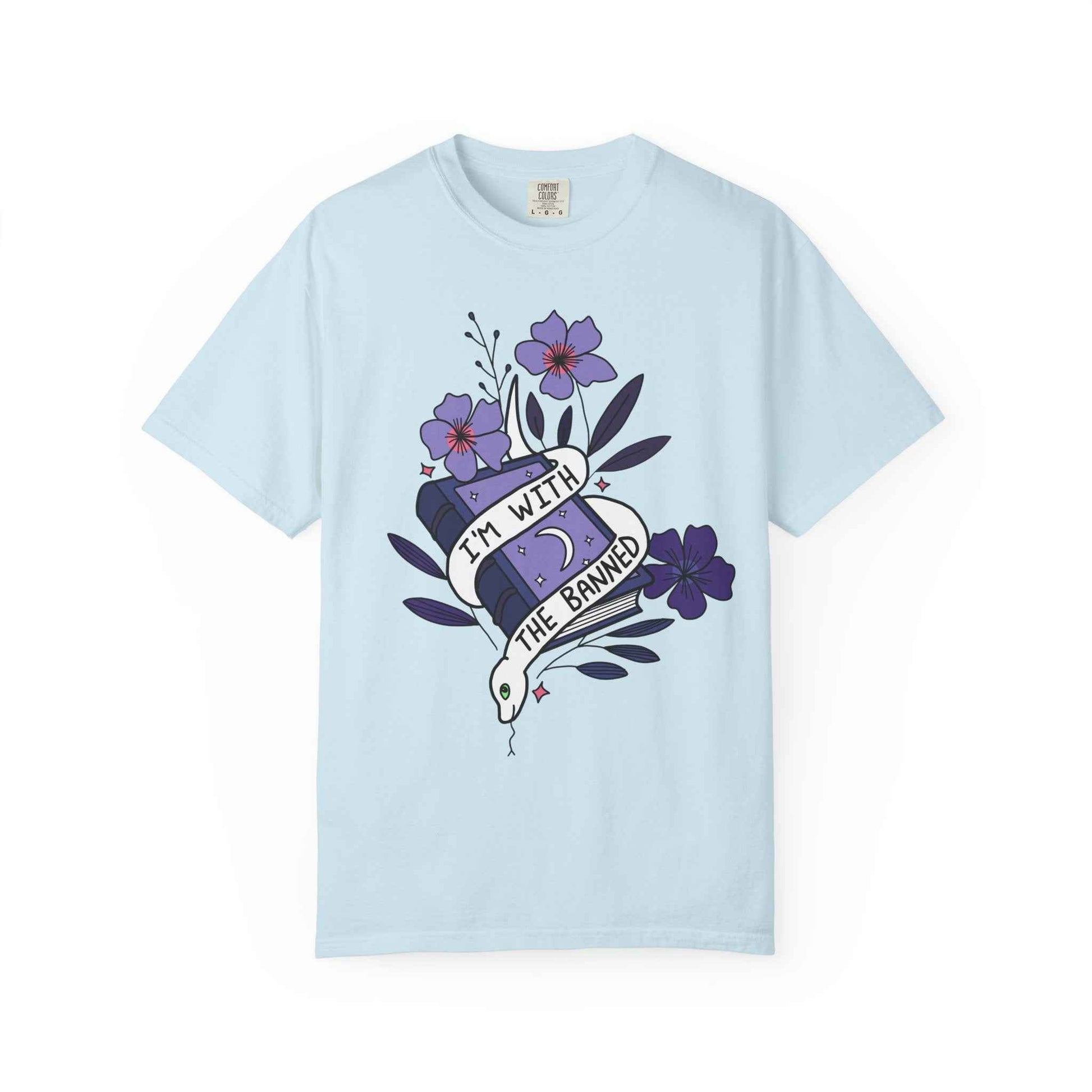 I'm With the Banned, Soft Garment-Dyed Unisex Tee