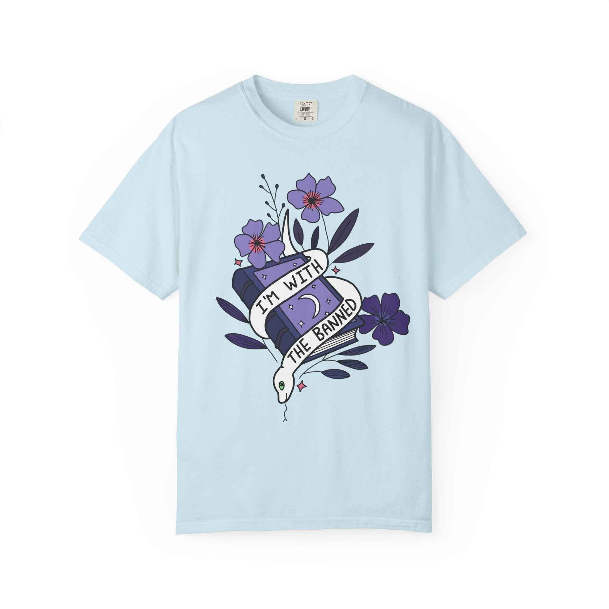 I'm With the Banned, Soft Garment-Dyed Unisex Tee