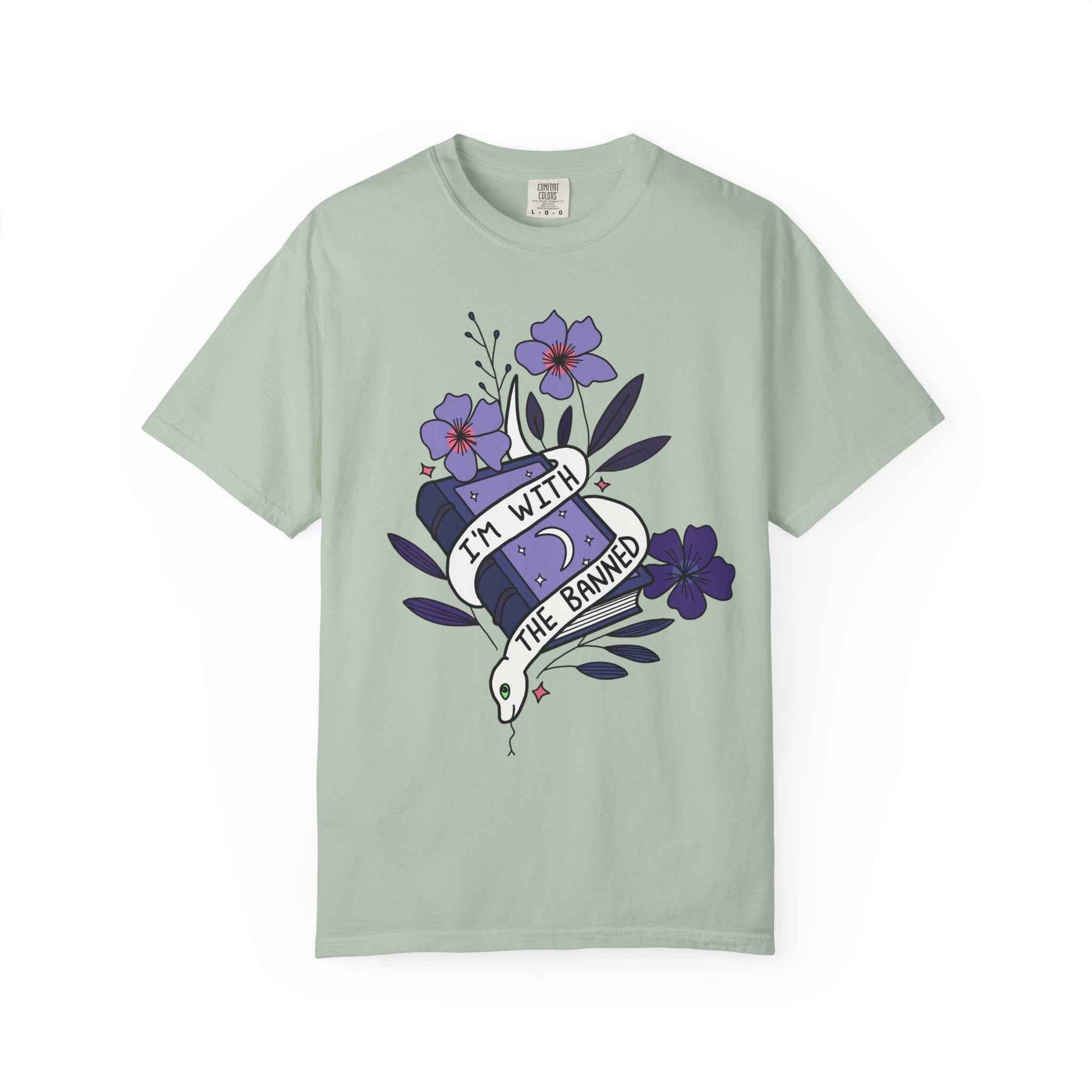 I'm With the Banned, Soft Garment-Dyed Unisex Tee