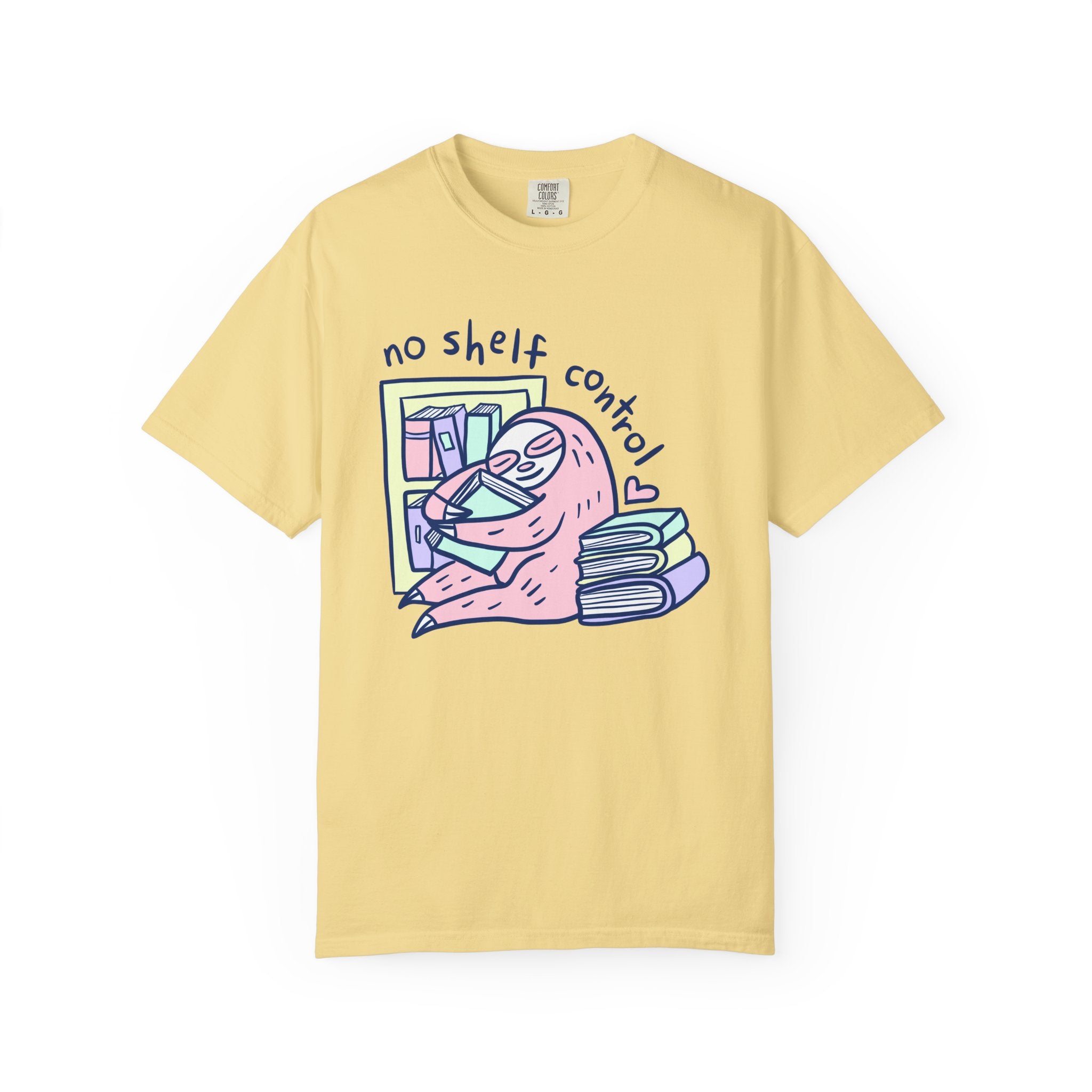 No Shelf Control - Unisex Sloth T-shirt