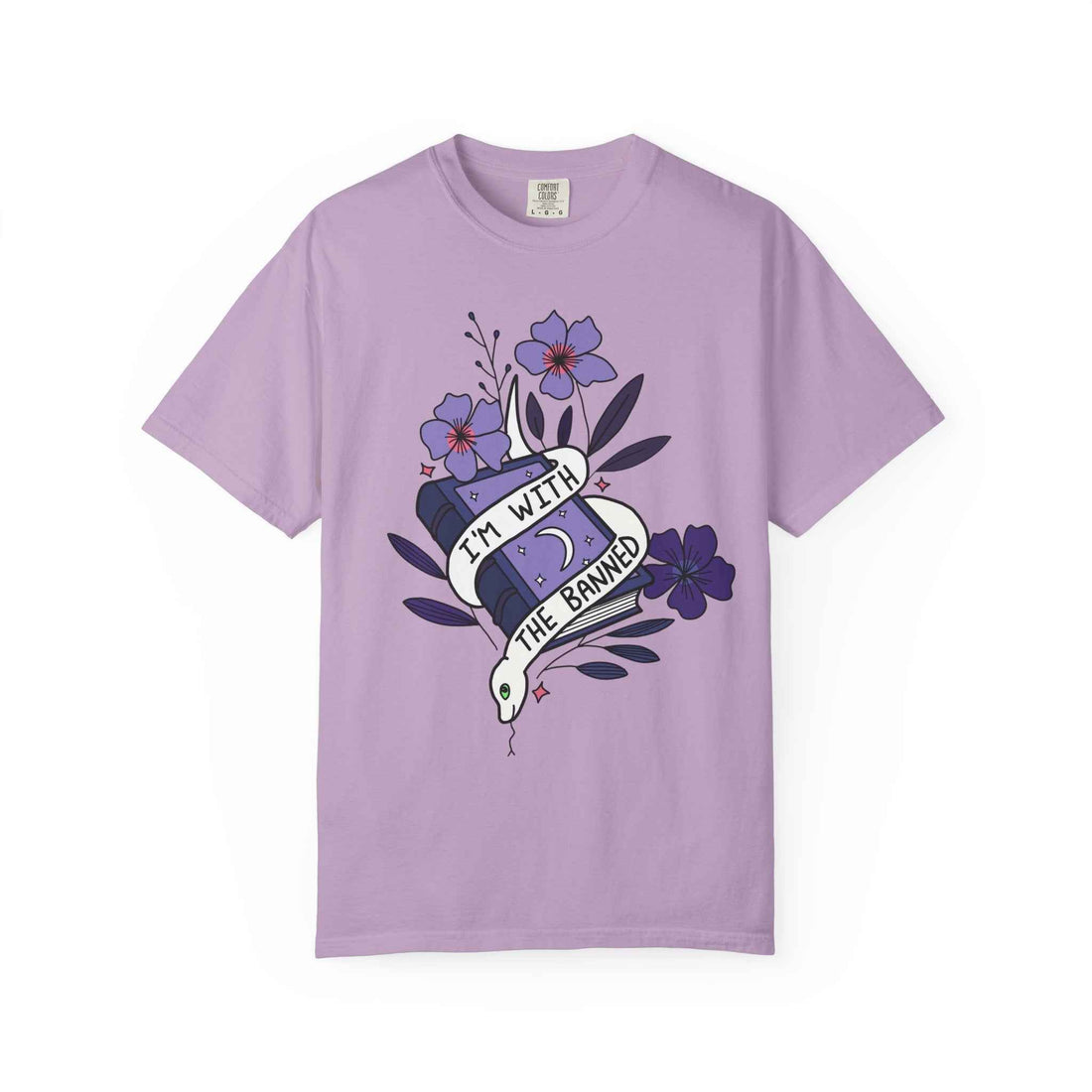 I'm With the Banned, Soft Garment-Dyed Unisex Tee