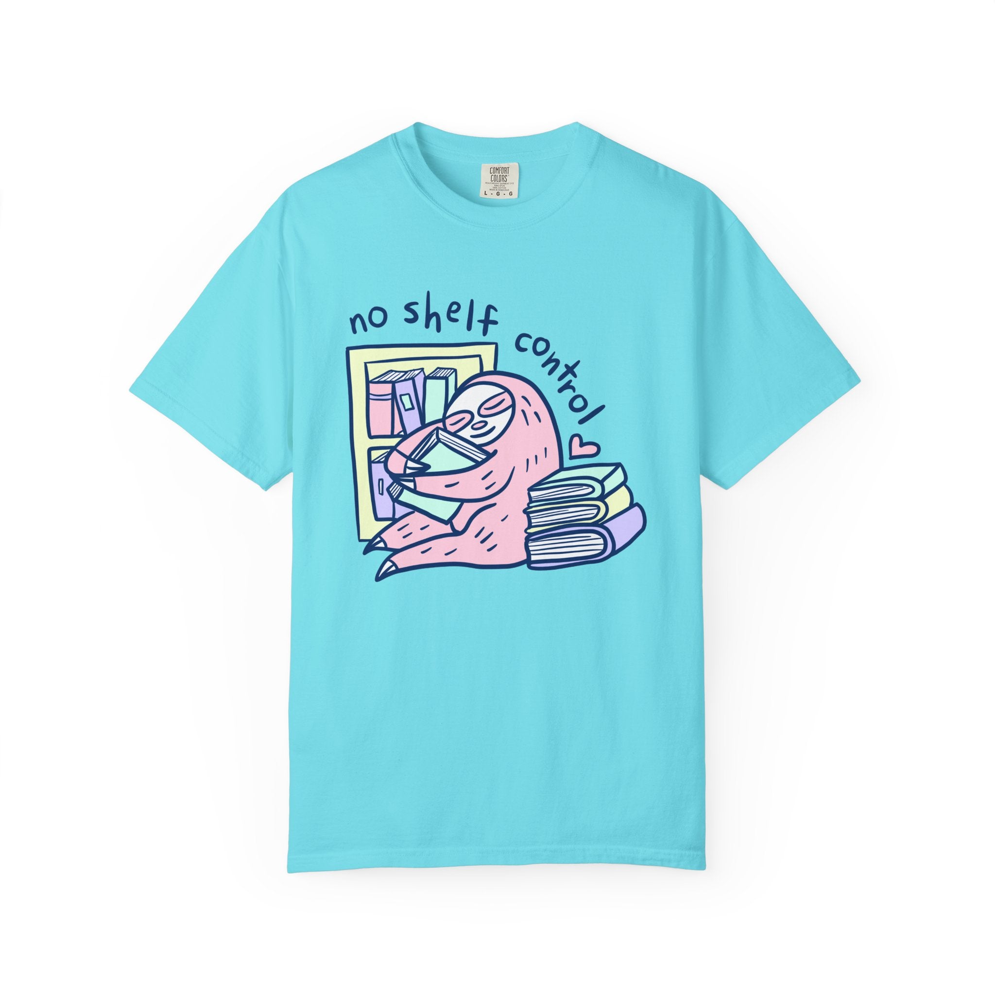 No Shelf Control - Unisex Sloth T-shirt