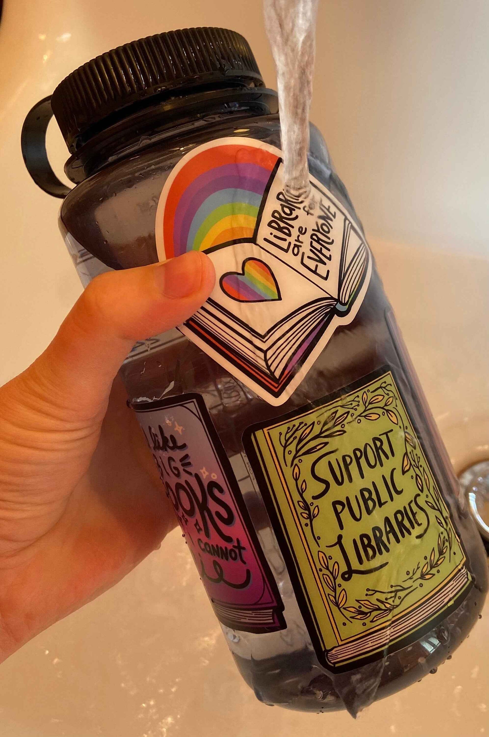 Libraries are for Everyone Sticker || Pride ||Library || Books