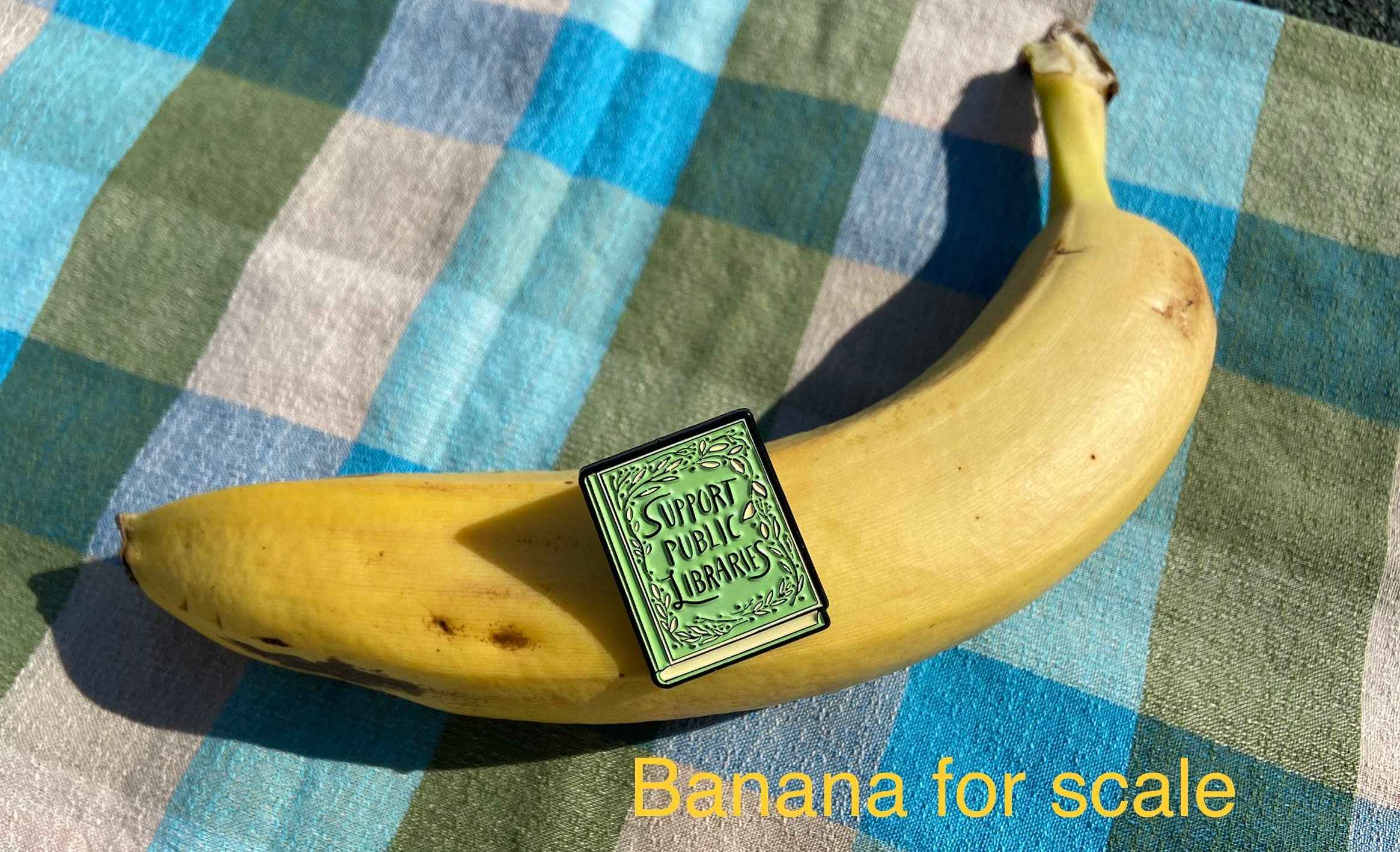 Support Public Libraries Enamel Pin / Librarian /