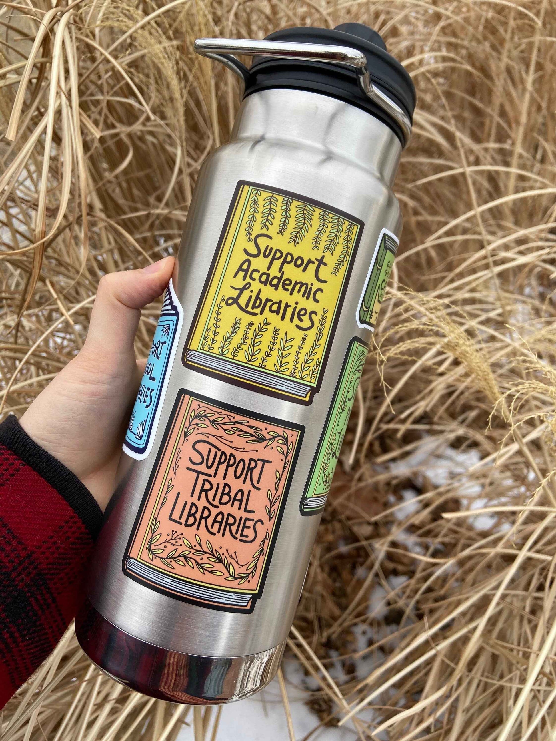 Support Academic Libraries Book Sticker || Library Science || Books