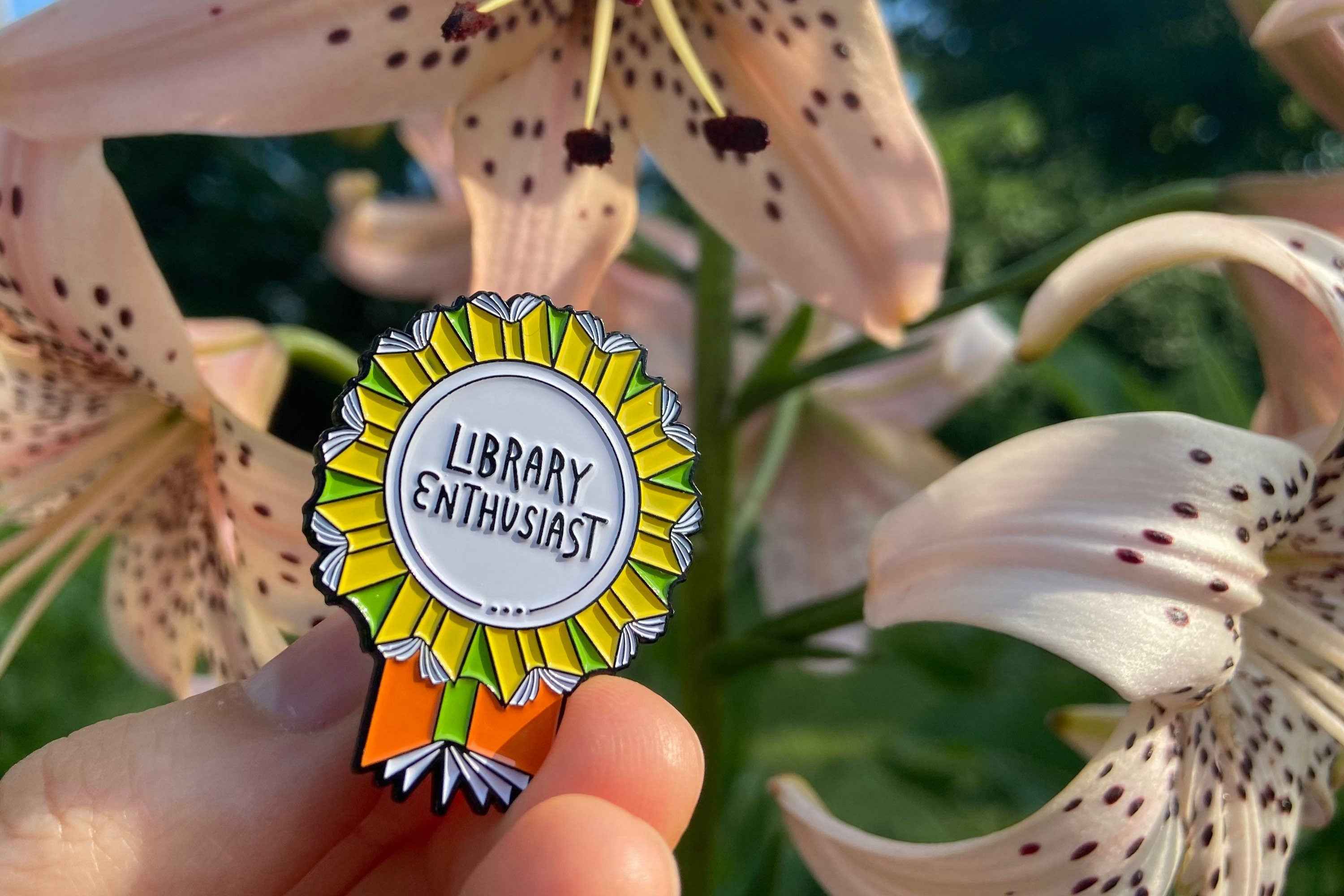 Library Enthusiast | Enamel Pin | Librarian | Statement Pin