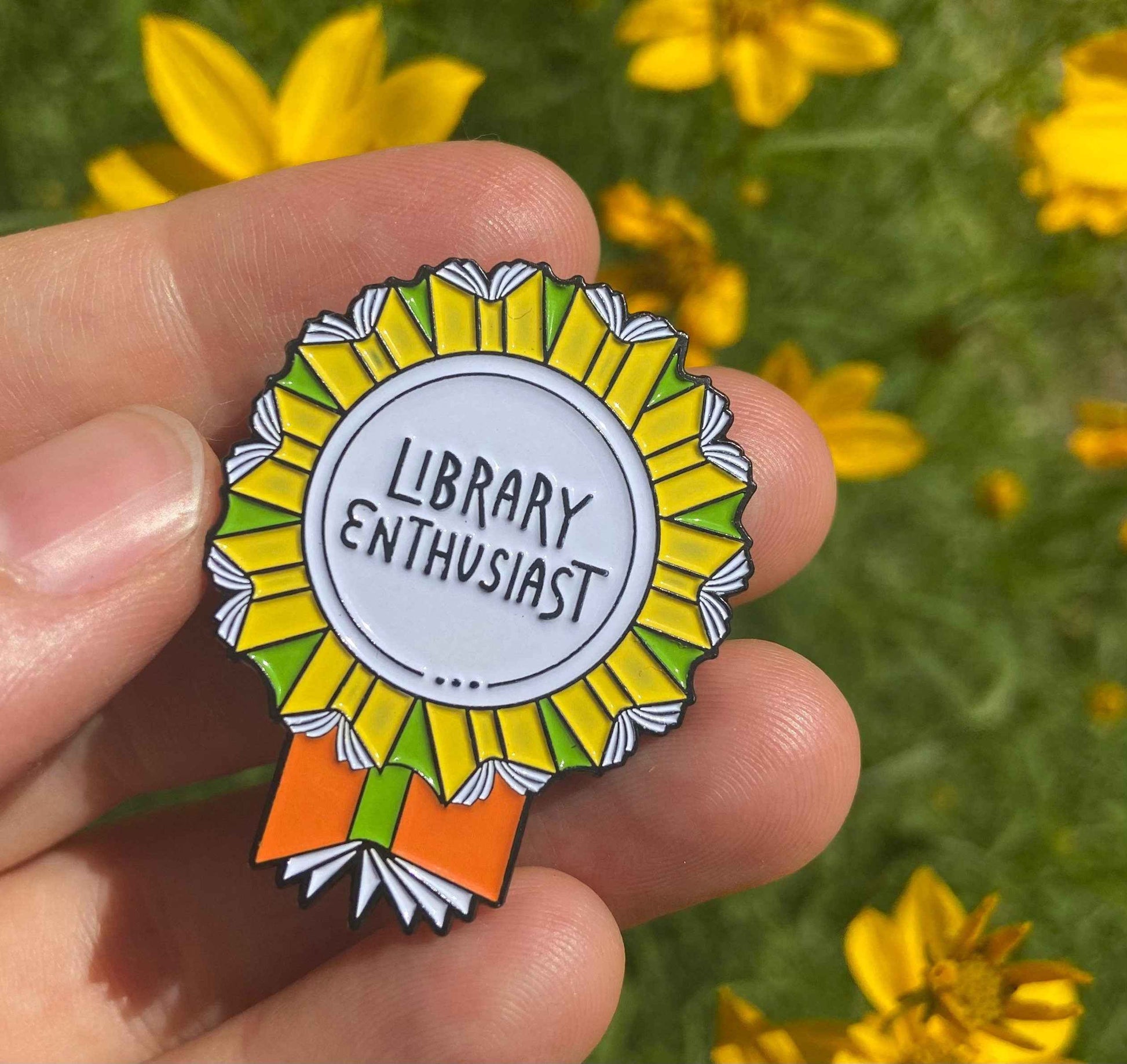 Library Enthusiast | Enamel Pin | Librarian | Statement Pin