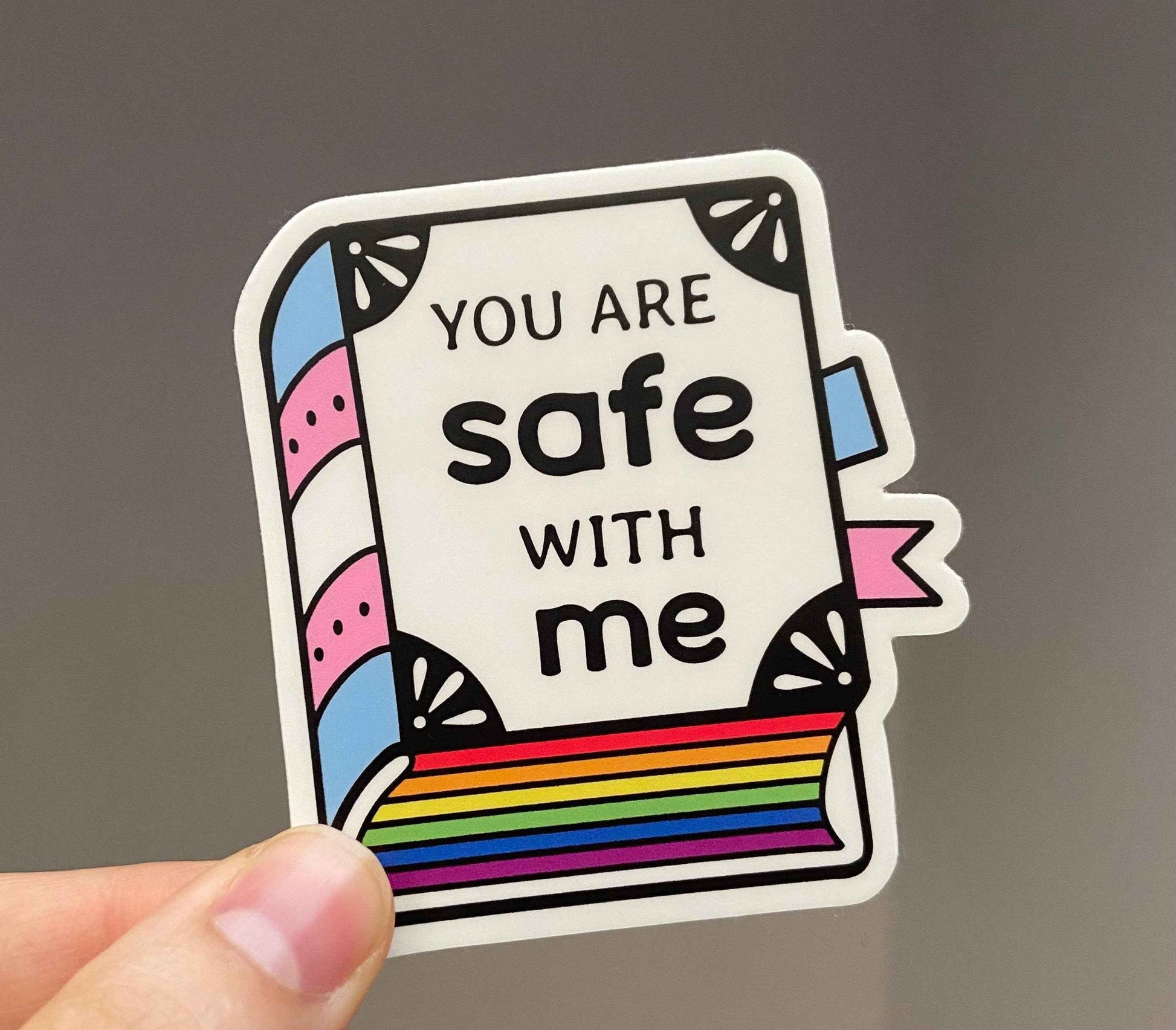 You are safe with me // Sticker //
