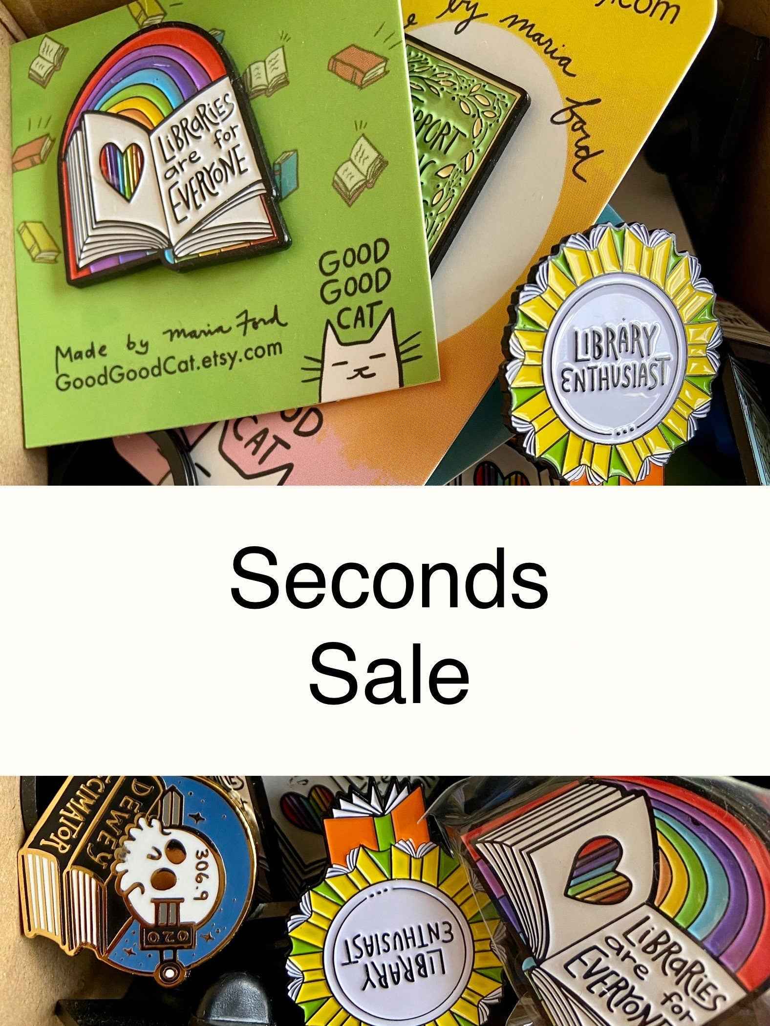 Seconds Sale - enamel pins