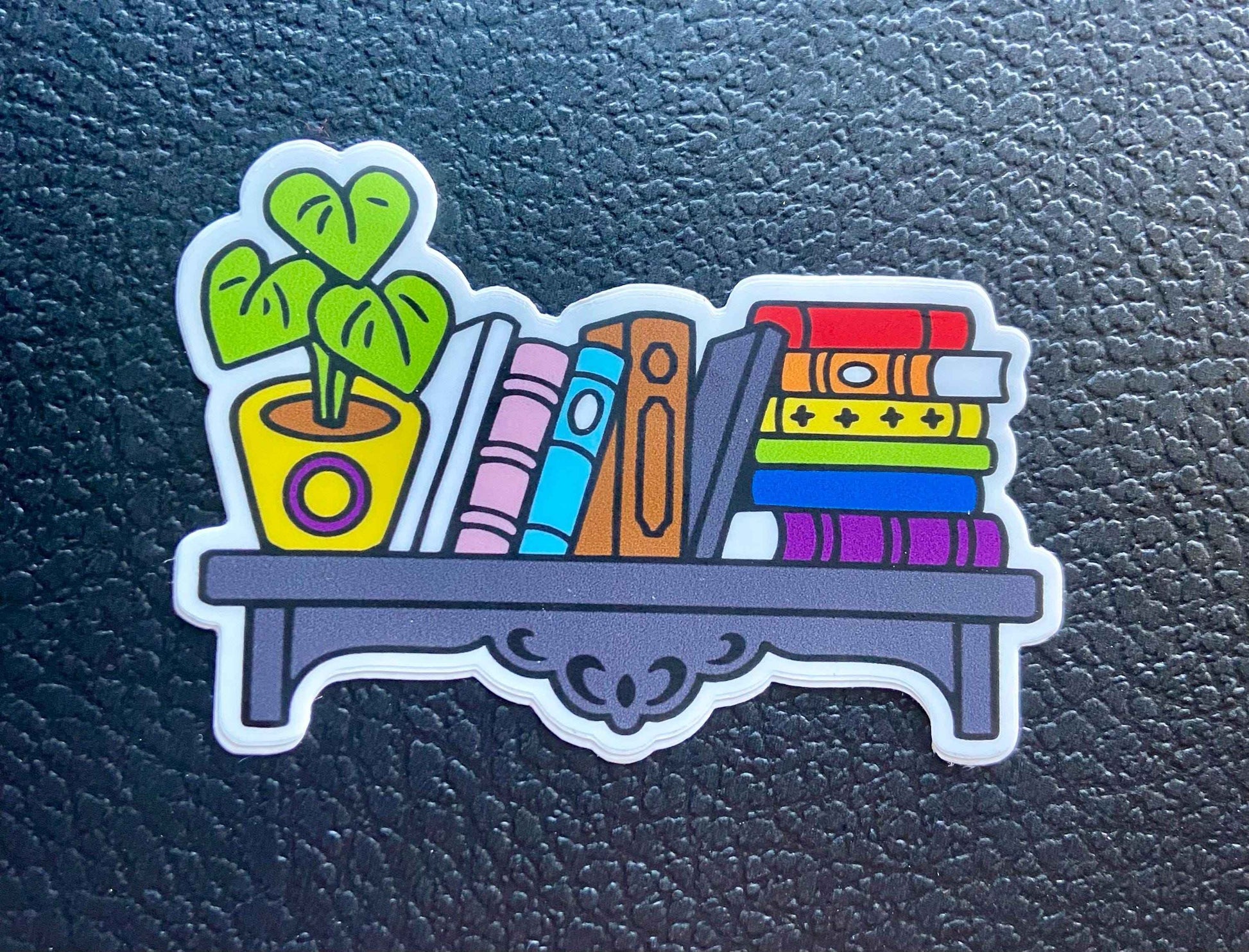 Progress Flag Bookshelf || Pride ||Library || Books