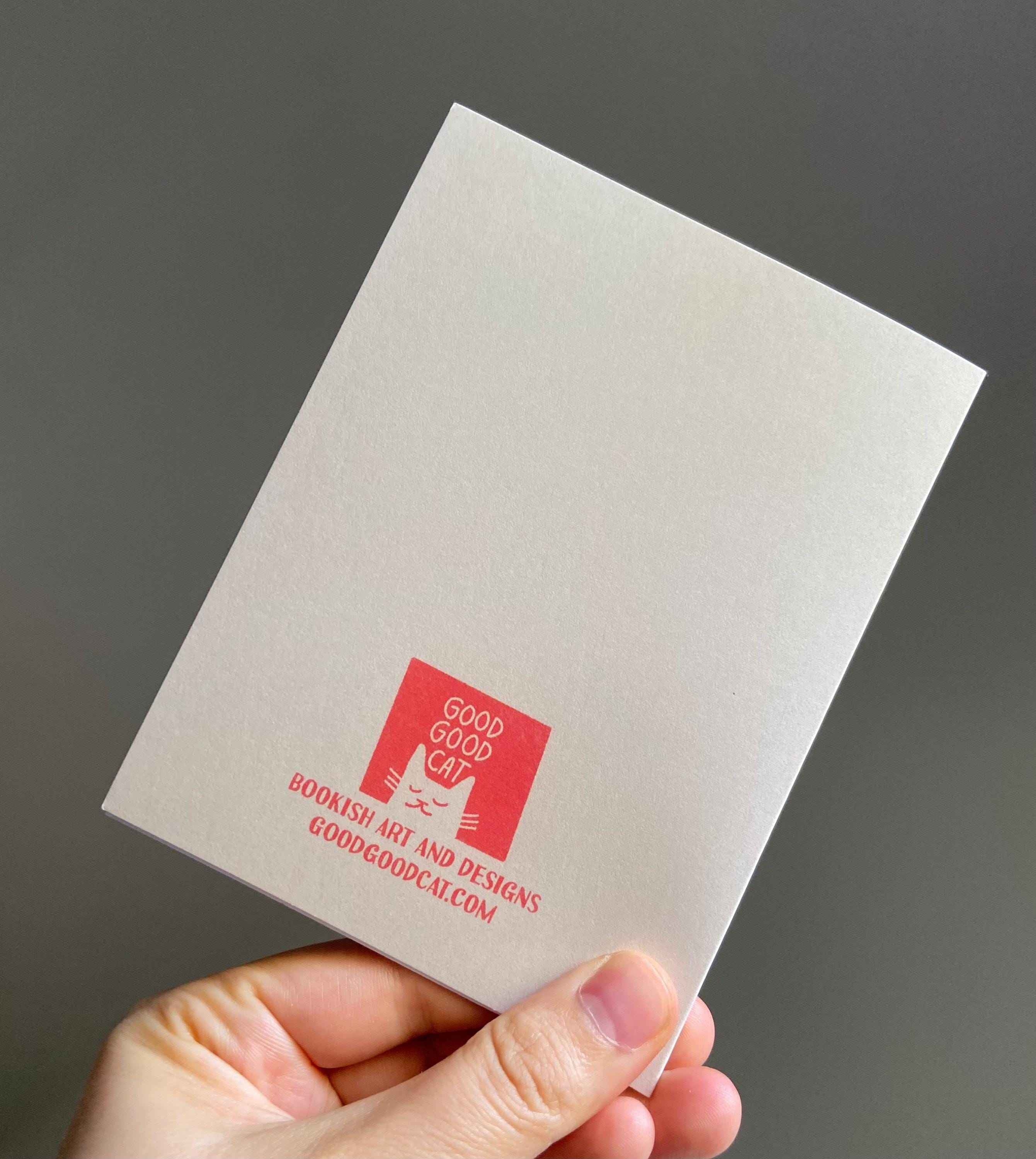 Seasons Readings (In stock) - holiday card for librarians/book lovers - Christmas